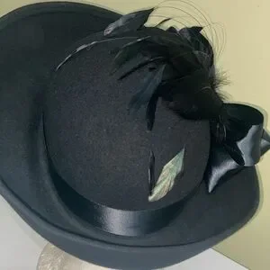 Mr. Charles | Accessories | Beautiful Black Dresschurch Hat  display picture 3